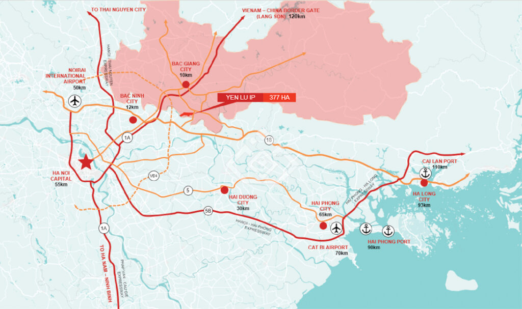 YEN LU INDUSTRIAL PARK, BAC GIANG PROVINCE 2 Yen Lu Industrial Park, Bac Giang Province